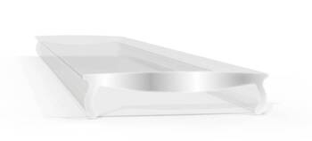 AL12-COV-TR-PC-4150, Profesjonalna przesłona z poliwęglanu, przeźroczysta (professional PC cover) TRANSPARENT 4150mm