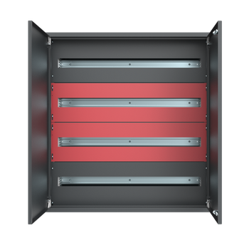 Zestaw rozdzielnica + maskownice + segmenty DIN i-Future w kolorze Grenton wysokość standard. szerokość standard. antracyt. E.MS-H20-W20-D20-7016-00