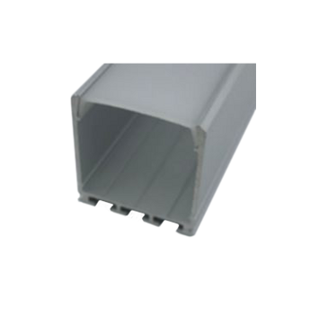 AL-GAMMA-SU-2m-ANODA, AluLight profil nawierzchniowy 26x26mm do taśm LED 24mm anodowany, dl 2mb