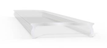 AL12-COV-TR-PVC-1000, Standardowa przesłona z PVC, transparentny (standard PVC cover) TRANSPARENT 1000mm