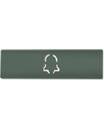 DOORBIRD D21X NP-B - Przycisk dzwonkowy z symbolem dzwonka