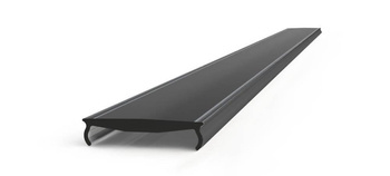 AL12-COV-BL-PC-1000, Profesjonalna przesłona z poliwęglanu, kolor czarny (professional PC cover) BLACK 1000mm