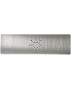 Osłona przycisku podświetlanego na biało do stacji bramowych serii D21x,