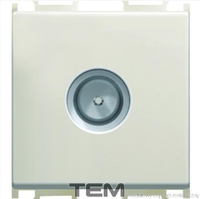 GNIAZDO ANTENOWE TV PODSTAWOWE 2M BEŻ-POŁYSK KM20IW