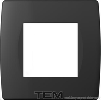 RAMKA OZDOBNA SERII SOFT 2M CZARNY-MAT OS20SB