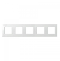 RAMKA OZDOBNA SERII LINE 5X2M BIAŁY-POŁYSK OL29PW