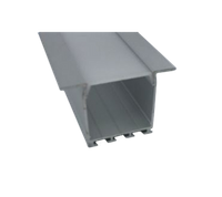 AL-GAMMA-RE-2m-ANODA, AluLicht profil wpuszczany 26x26mm do taśm LED 24mm anodowany, dl 2mb