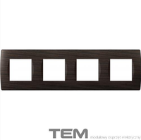 RAMKA OZDOBNA SERII SOFT 4x2M WENGE OS28WE