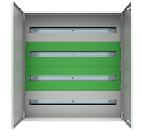 Zestaw rozdzielnica + maskownice + segmenty DIN i-Future w kolorze Loxone wysokość standard. szerokość standard. szara. E.MS-H20-W20-D20-7035-00