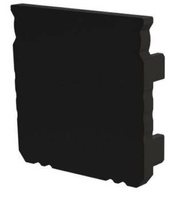 AL12-GLS3-AB-EC, czarna zaślepka GLS3 endcap black