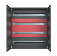 Zestaw rozdzielnica + maskownice + segmenty DIN i-Future w kolorze Grenton wysokość standard. szerokość standard. antracyt. E.MS-H20-W20-D20-7016-00