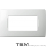 RAMKA OZDOBNA SERII SOFT 4M BIAŁY-POŁYSK OS40PW