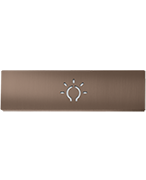 Osłona przycisku podświetlanego na biało do stacji bramowych serii D21x,