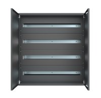 Zestaw rozdzielnica + maskownice + segmenty DIN i-Future wysokość standard. szerokość standard. antracyt. E.MS-H20-W20-D20-7016-00