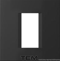 RAMKA OZDOBNA SERII LINE 1M CZARNY-MAT OL10SB