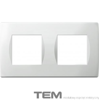 RAMKA OZDOBNA SERII SOFT 2x2M BIAŁY-POŁYSK OS24PW