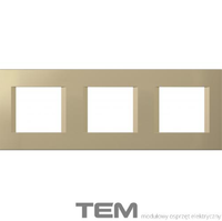 RAMKA OZDOBNA SERII LINE 3X2M ZŁOTY-MAT OL26SG