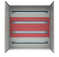 Zestaw rozdzielnica + maskownice + segmenty DIN i-Future w kolorze Grenton wysokość standard. szerokość standard. szara. E.MS-H20-W20-D20-7035-00