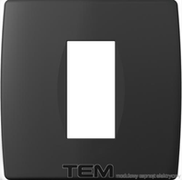 RAMKA OZDOBNA SERII SOFT 1M CZARNY-MAT OS10SB