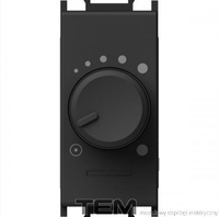 ŚCIEMNIACZ OBROTOWY LED CZARNY-MAT EM13SB