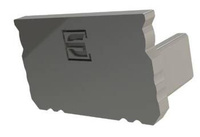 AL12-GLS2-AS-EC, szara zaślepka GLS2 endcap grey
