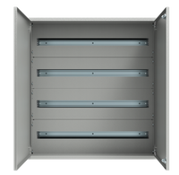 Zestaw rozdzielnica + maskownice + segmenty DIN i-Future wysokość standard. szerokość standard. szara. E.MS-H20-W20-D20-7035-00