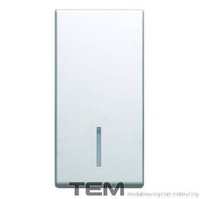 KLAWISZ 1M BIAŁY-POŁYSK PODŚWIETLANY TM11PWIN