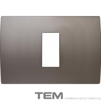 RAMKA METALOWA SERII PURE 1/3M SATYNOWY NIKIEL OP13MN