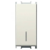 ŁĄCZNIK JEDNOBIEGUNOWY16AX 250V~ 1M PODŚWIETLANY BEŻ-POŁYSK SM10IWIN