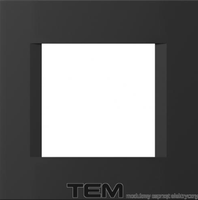 RAMKA OZDOBNA SERII LINE 2M CZARNY-MAT OL20SB